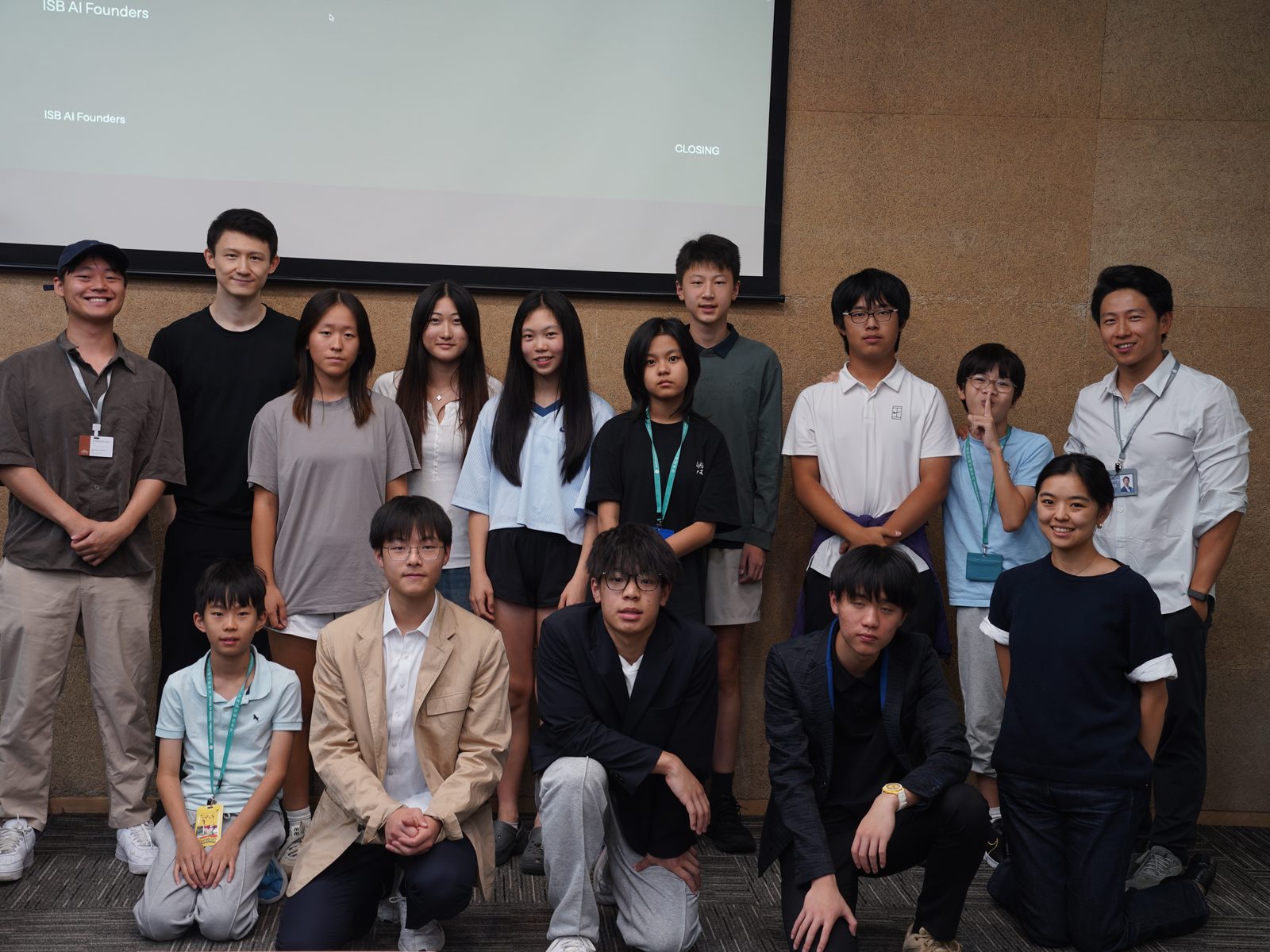The International School of Beijing cohort on demo day